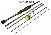 Спиннинговое удилище Fish Season PILIGRIM LIGHT SP705L-23, 5 секций, 2,1 м., 3-15 гр.